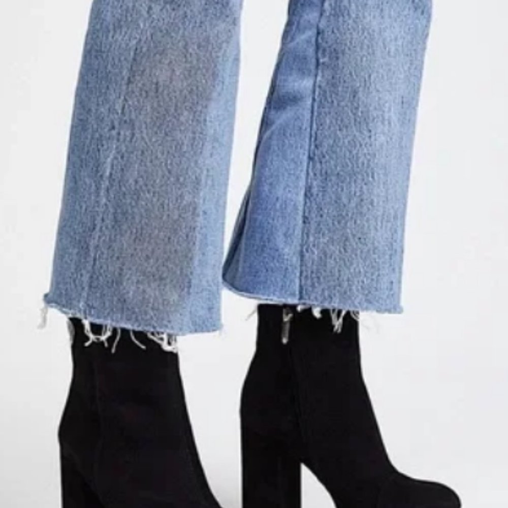 SAM EDELMAN AZRA VELVET BOOT DARK NAVY